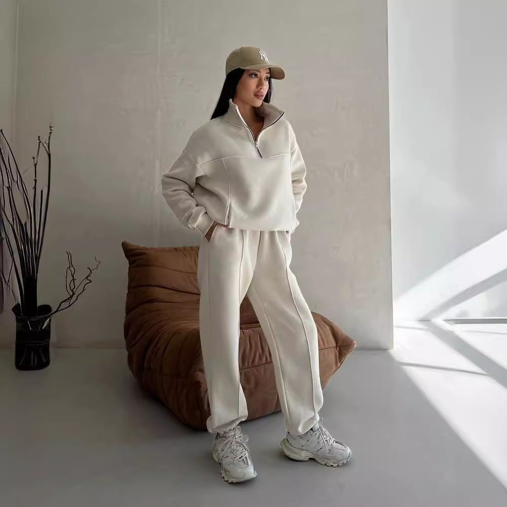 Y2K Winter Tracksuit Set - Women's 2 Piece Zipper Jacket & Pants | Original American Co