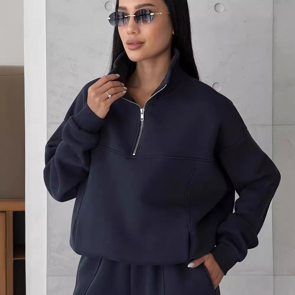 Y2K Winter Tracksuit Set - Women's 2 Piece Zipper Jacket & Pants | Original American Co