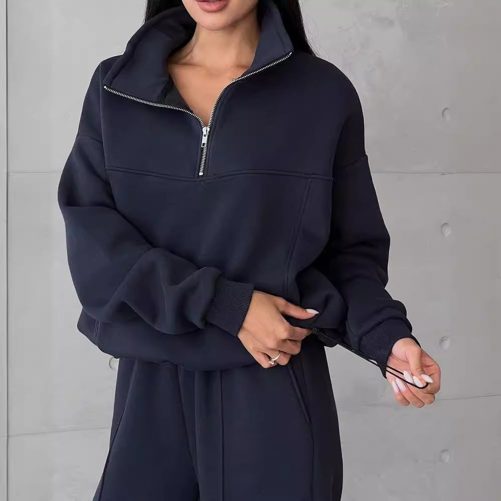 Y2K Winter Tracksuit Set - Women's 2 Piece Zipper Jacket & Pants | Original American Co