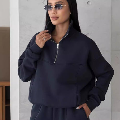 Y2K Winter Tracksuit Set - Women's 2 Piece Zipper Jacket & Pants | Original American Co