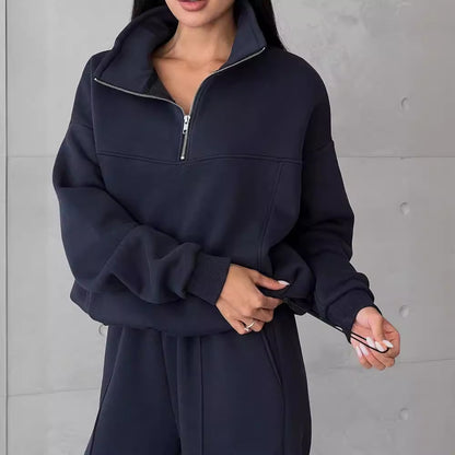 Y2K Winter Tracksuit Set - Women's 2 Piece Zipper Jacket & Pants | Original American Co